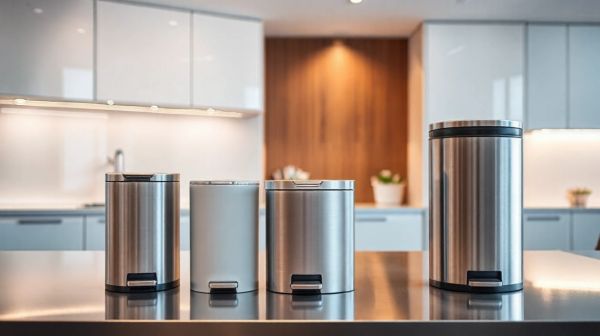 Sélection des meilleures poubelles pour kitchens contemporaines